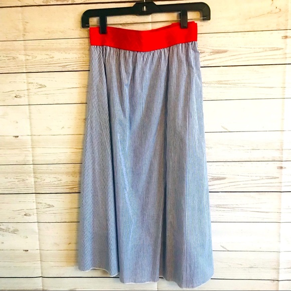 LLR Lola pine stripe skirt L